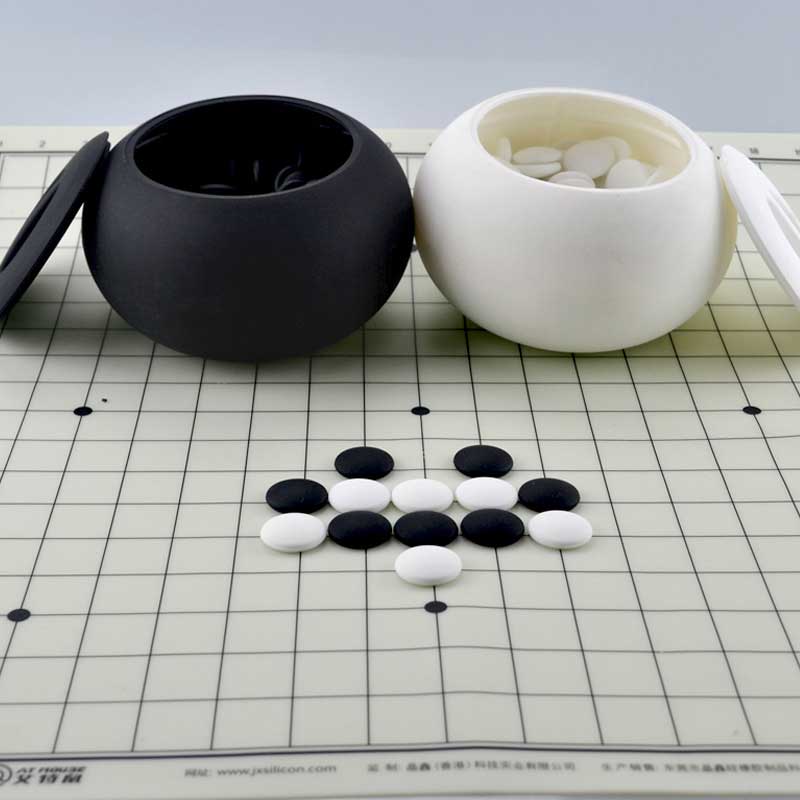 Силиконовая доска Weiqi Weiqi Game Stones Pieces образовательная игрушка